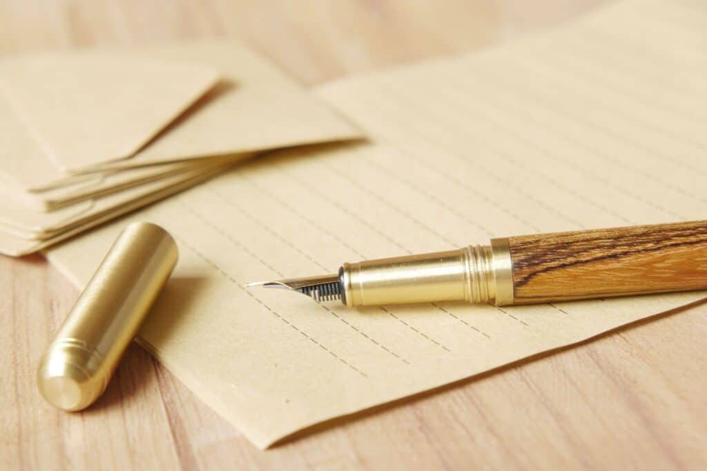 a-pen-and-some-papers-
